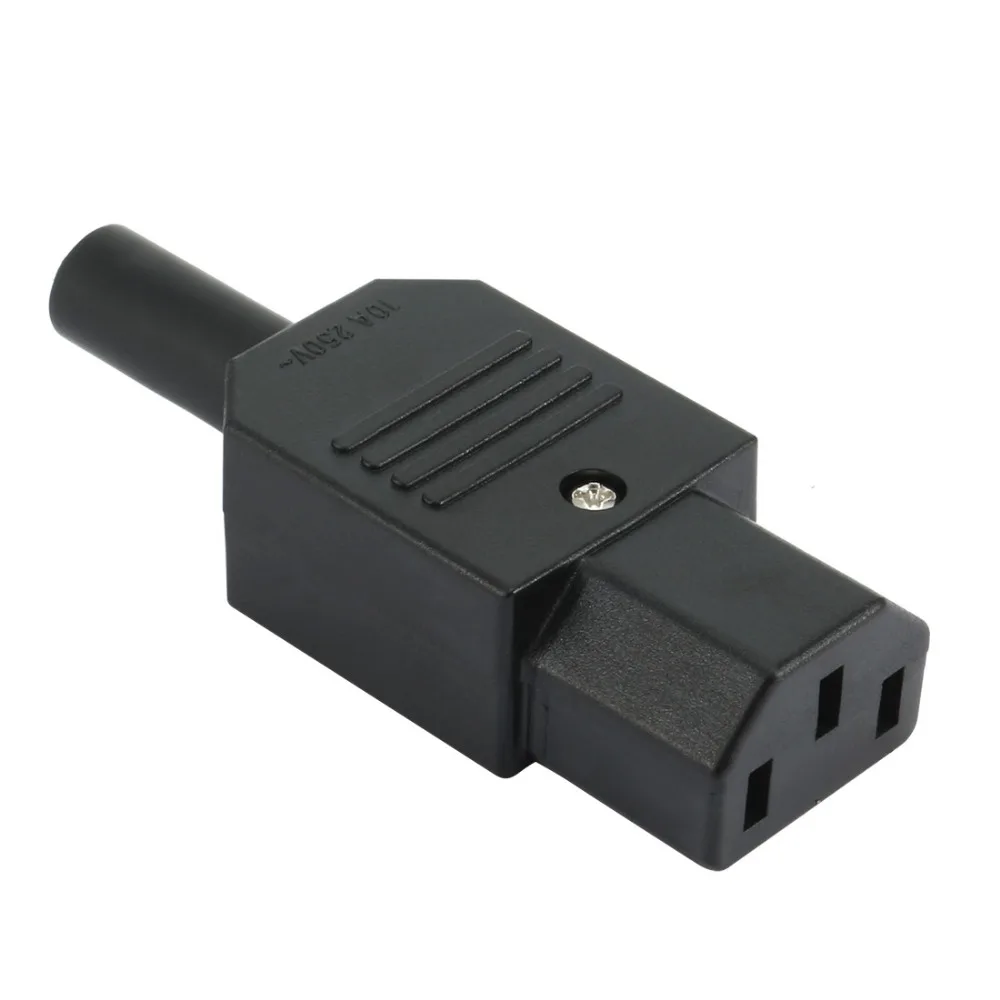 New Arrival 8mm AC 250V 10A Rewireable IEC C13 Female Inline Power Plug Socket Connector Adapter Extension Cord Power Adapter
New Arrival 8mm AC 250V 10A Rewireable IEC C13 Female Inline Power Plug Socket Connector Adapter Extension Cord Power Adapter