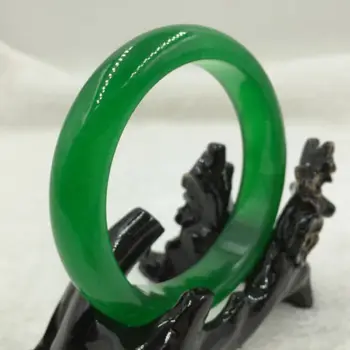 

Chinese Natural Nephrite Emerald Green Jade Bangle Bracelet style Fine jewe Noble 100% Natural jade
