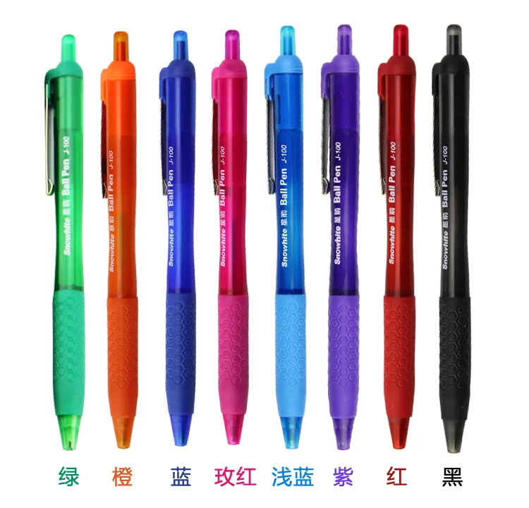 2PCS/LOT Snow j-100 blended-color 1.0mm large beads multicolour oily ballpoint pen
2PCS/LOT Snow j-100 blended-color 1.0mm large beads multicolour oily ballpoint pen