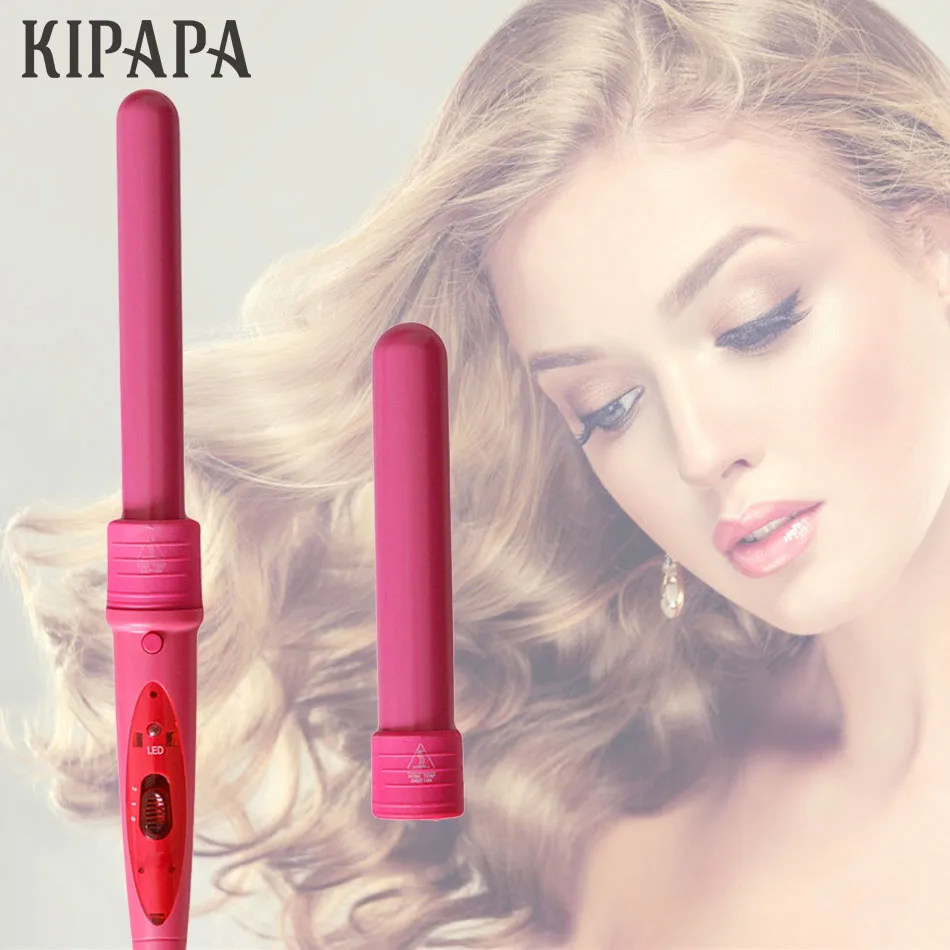 KIPAPA New 2 Part Hair Curling Iron Machine 2 In 1 Ceramic Hair Curler Set 1 to 1.25 Inch Salon Curling Wand Rollers With Glove
KIPAPA New 2 Part Hair Curling Iron Machine 2 In 1 Ceramic Hair Curler Set 1 to 1.25 Inch Salon Curling Wand Rollers With Glove