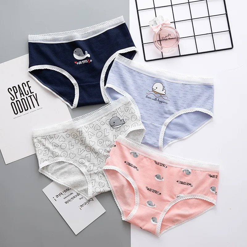 SP&CITY Whale Patterned Cartoon Cute Cartoon Underwear Girls Cotton Seamless Panties Kawaii Women Soft Physiological Lingerie
SP&CITY Whale Patterned Cartoon Cute Cartoon Underwear Girls Cotton Seamless Panties Kawaii Women Soft Physiological Lingerie