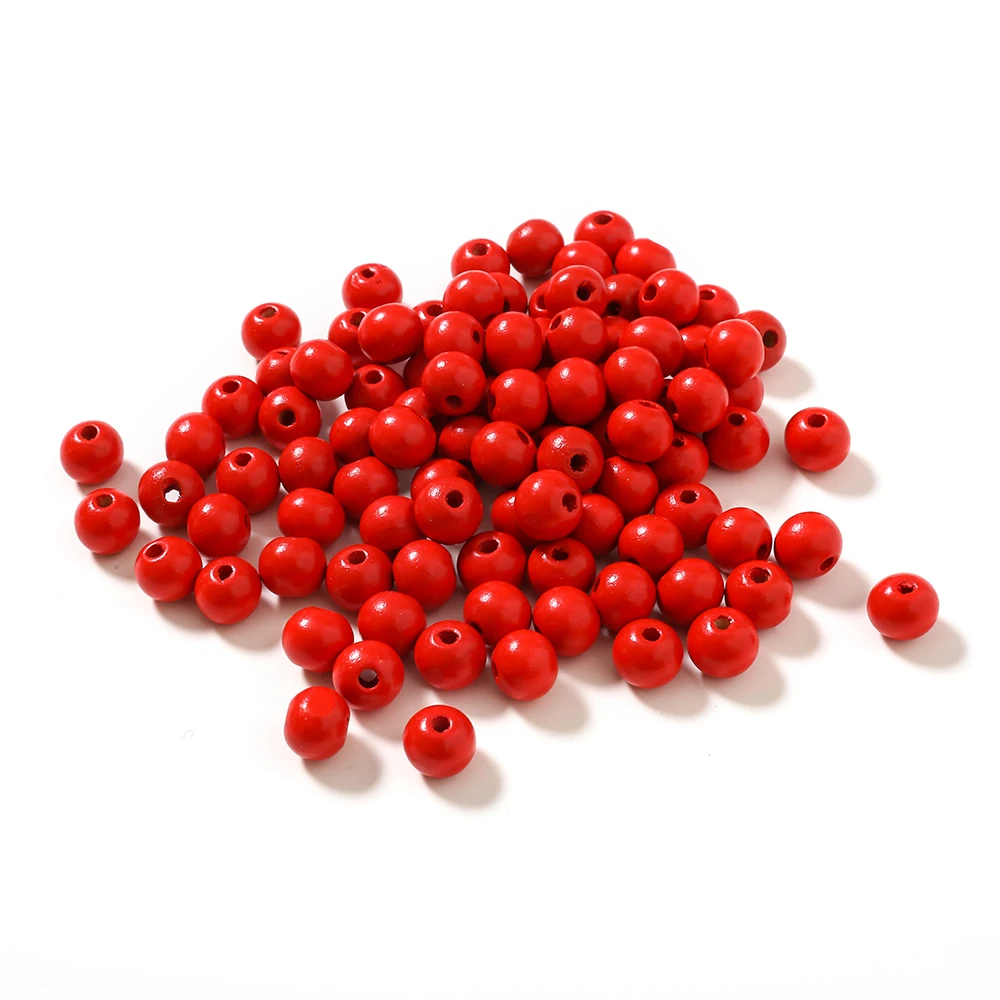 Popular Natural 10mm Wooden Beads Round Ball Wood Hot Fashion Beads Handmade For DIY Jewelry Necklace Making 100Pcs Red
Popular Natural 10mm Wooden Beads Round Ball Wood Hot Fashion Beads Handmade For DIY Jewelry Necklace Making 100Pcs Red
