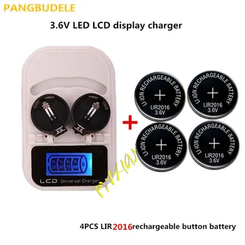 1PCS charger+4PCSLIR2016, rechargeable LIR2025 LIR2032 LIR2016 3.6V button battery, LED rechargeable display, USB interface
1PCS charger+4PCSLIR2016, rechargeable LIR2025 LIR2032 LIR2016 3.6V button battery, LED rechargeable display, USB interface