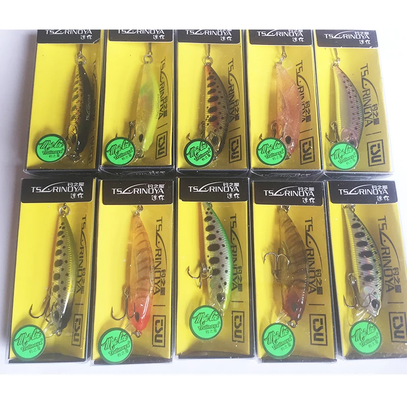 Trulinoya 10Pcs 50mm 5.0g hard bait small squid crank fishing bait bass sink bait
Trulinoya 10Pcs 50mm 5.0g hard bait small squid crank fishing bait bass sink bait