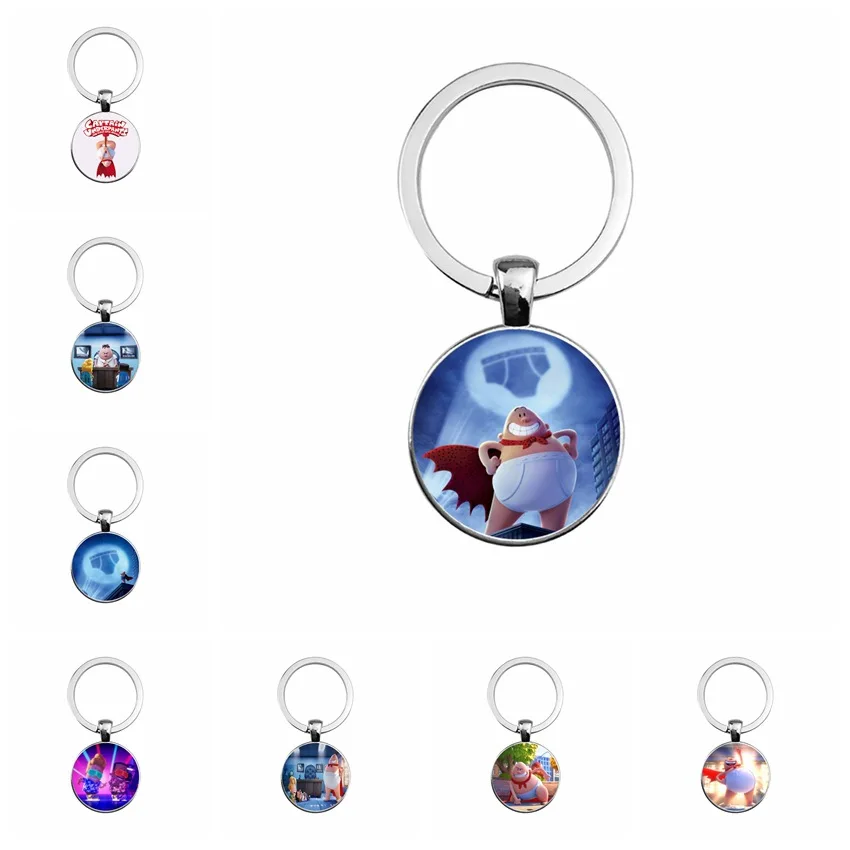 New Fashion Handmade Captain Underpants Pendant Keychain The Adventures of Captain Underpants Jewelry Glass Photo Keychain
New Fashion Handmade Captain Underpants Pendant Keychain The Adventures of Captain Underpants Jewelry Glass Photo Keychain