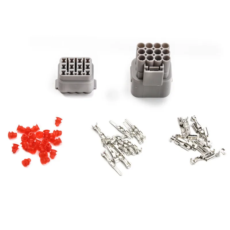 12Pin 1Set Way Sealed Electrical Wire Connector Plug Set Male/Female Waterproof 2.2mm to 2.5mm Dupont Terminal Kit for Car Auto
12Pin 1Set Way Sealed Electrical Wire Connector Plug Set Male/Female Waterproof 2.2mm to 2.5mm Dupont Terminal Kit for Car Auto
