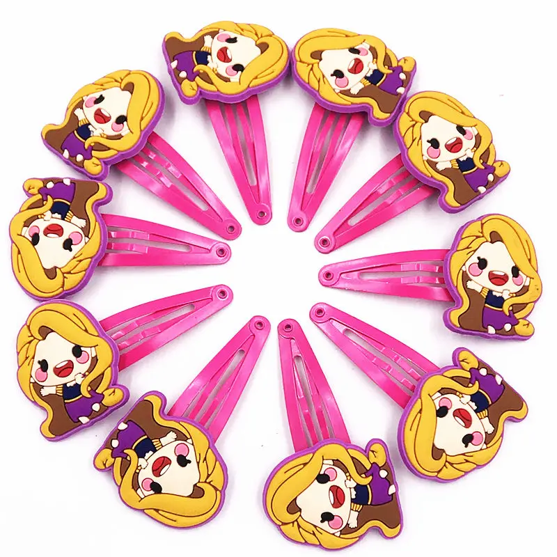 10PCS Cinderella Elsa Mermaid Rapunzel Princess PVC Dolls Hairpins Girls Hair accessories Barrette Hair Clips kids party gift
10PCS Cinderella Elsa Mermaid Rapunzel Princess PVC Dolls Hairpins Girls Hair accessories Barrette Hair Clips kids party gift