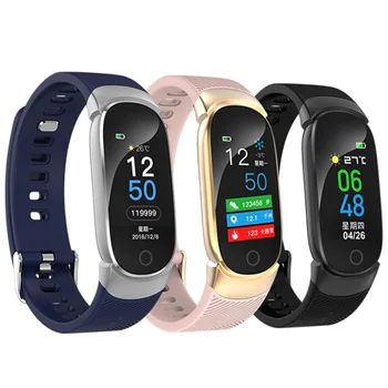 Blood Pressure Heart Rate Smart Bracelet Fitness Tracker Intelligent Wristband Compatible with Android iOS
Blood Pressure Heart Rate Smart Bracelet Fitness Tracker Intelligent Wristband Compatible with Android iOS