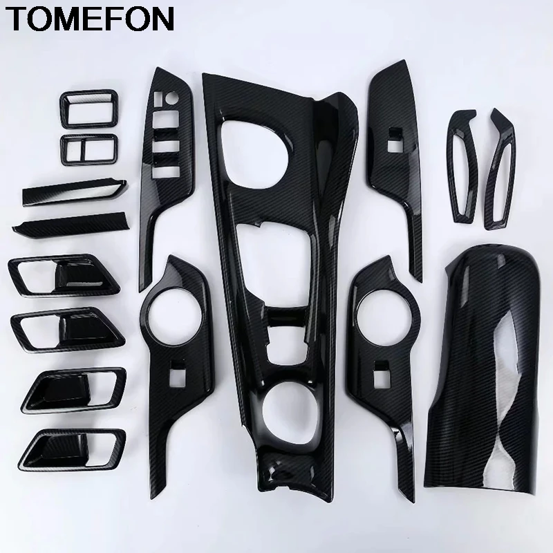 TOMEFON For Toyota C-HR CHR 2016 2017 2018 LHD ABS Chrome Carbon Fiber Style Console Gear Shift Box Lever Panel Cover Trim 16pcs
TOMEFON For Toyota C-HR CHR 2016 2017 2018 LHD ABS Chrome Carbon Fiber Style Console Gear Shift Box Lever Panel Cover Trim 16pcs