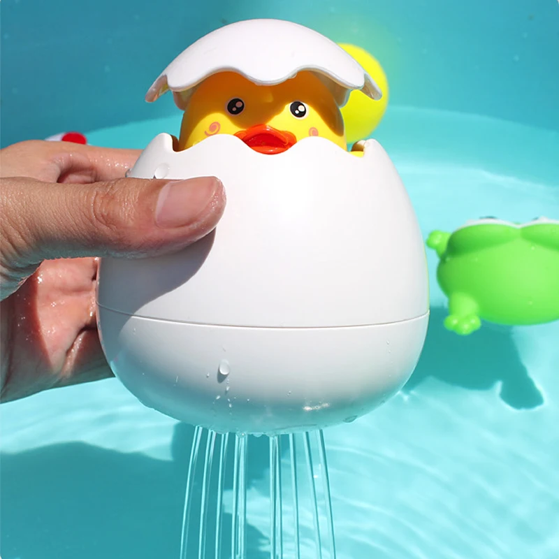 Мультяшное яйцо детские игрушки для ванной комнаты воды купания летние пляжная