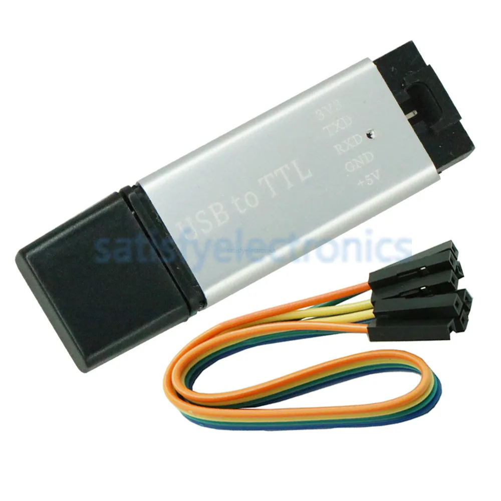 Алюминиевый корпус 5 в 3 В CP2102 USB 2 0 к TTL UART модулю 6-контактный последовательный