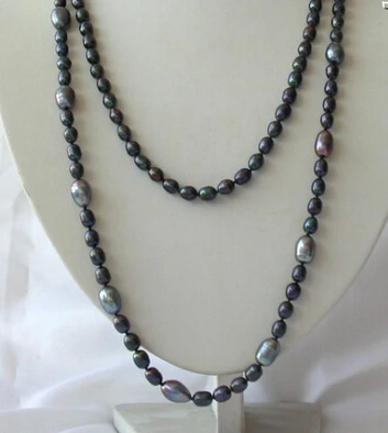 huij 004582 stunning long 50" 12mm baroque black freshwater cultured pearl necklace
huij 004582 stunning long 50" 12mm baroque black freshwater cultured pearl necklace