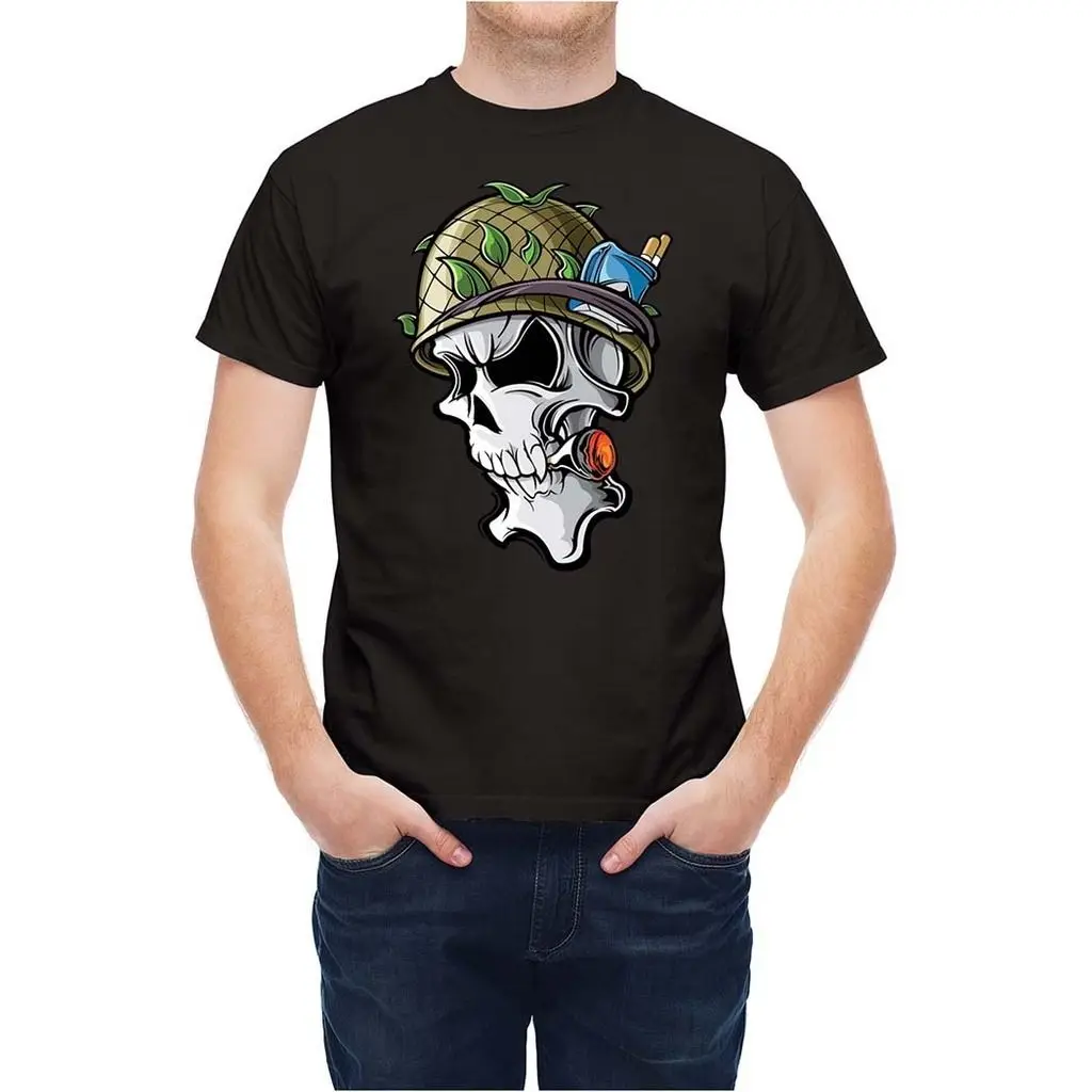 Comical Fashion Design Fighter War Skull With Helmet Graphic T-shirt size S-3XL 6 Colors Men's 100% Cotton Short Sleeve O-Neck
Comical Fashion Design Fighter War Skull With Helmet Graphic T-shirt size S-3XL 6 Colors Men's 100% Cotton Short Sleeve O-Neck