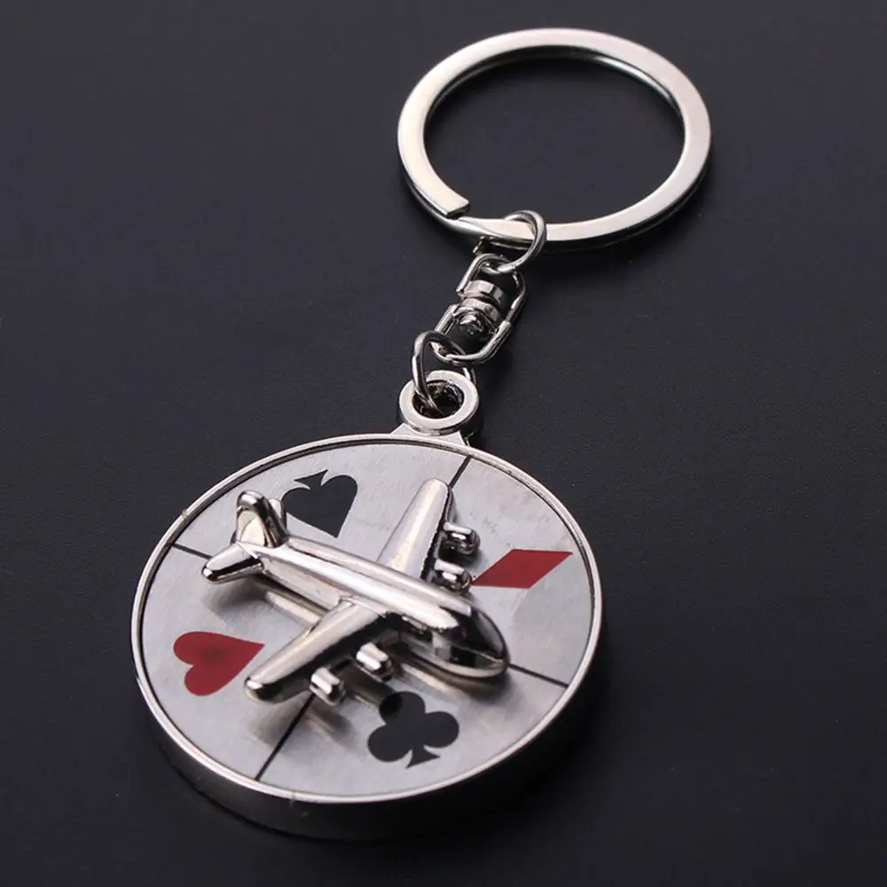Airplane Model Key Chains Compass Poker Keychains Key Rings Holder for Men Women Creative Gift
Airplane Model Key Chains Compass Poker Keychains Key Rings Holder for Men Women Creative Gift