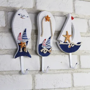 Creative Wooden Slipper Sailboat Fish Marine Storage Hooks Mediterranean Crafts Hanger Storage Hooks Home Decorating Wall Hook
Creative Wooden Slipper Sailboat Fish Marine Storage Hooks Mediterranean Crafts Hanger Storage Hooks Home Decorating Wall Hook
