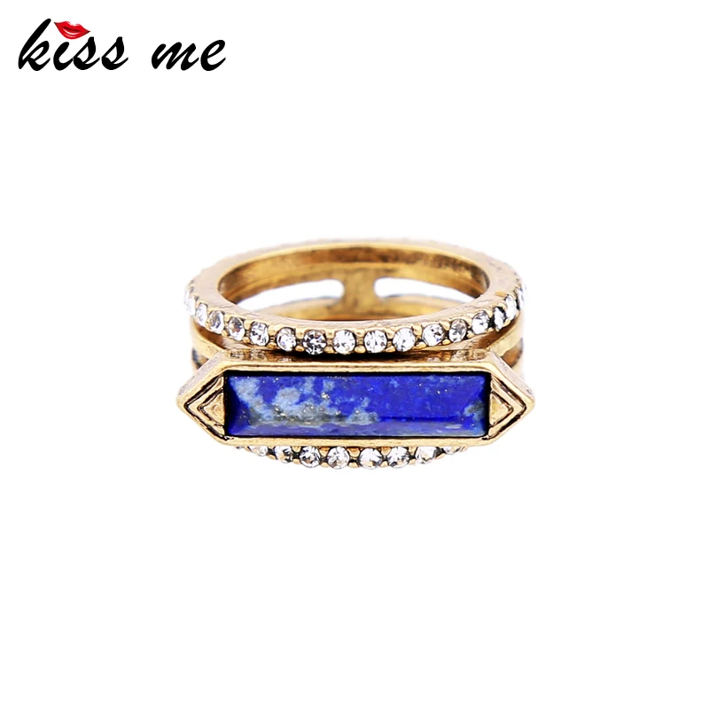 KISS ME 3 pcs/ Set Blue Synthetic Stone Rhinestone Ring Alloy Vintage Party Rings for Women 2018 Brand Jewelry
KISS ME 3 pcs/ Set Blue Synthetic Stone Rhinestone Ring Alloy Vintage Party Rings for Women 2018 Brand Jewelry