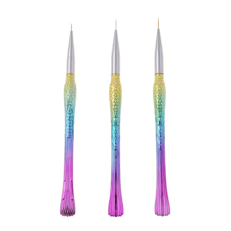 Nail Brush 7/11/13mm Acrylic Nail Art Brushes UV Gel Painting Line Mermaid Brush Nylon Hair Pen Manicure Nail Liner Tools
Nail Brush 7/11/13mm Acrylic Nail Art Brushes UV Gel Painting Line Mermaid Brush Nylon Hair Pen Manicure Nail Liner Tools