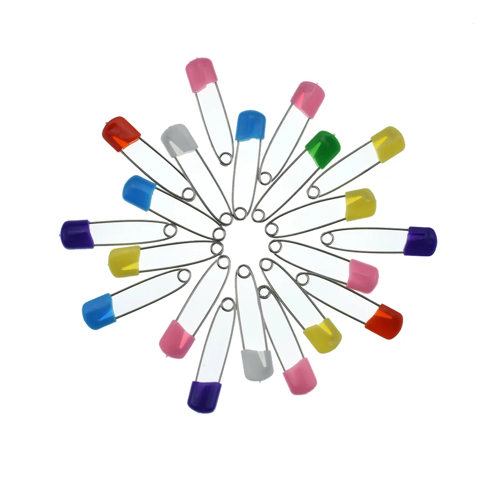 24pcs/box Candy Color Safety Pins Findings Safe Secure Clips For Baby Care Shower Cloth Diaper Pins Brooch Holder
24pcs/box Candy Color Safety Pins Findings Safe Secure Clips For Baby Care Shower Cloth Diaper Pins Brooch Holder