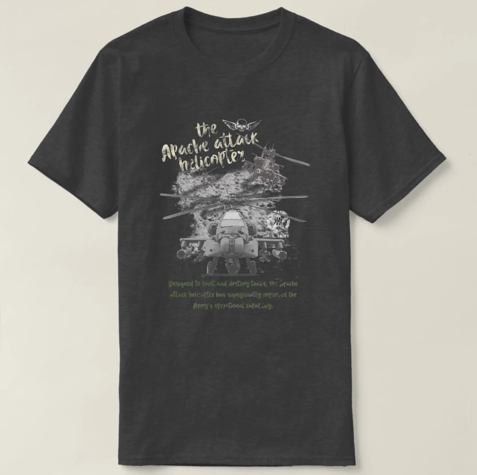2019 Printed Men T Shirt Cotton Short Sleeve apache to helicopter T-Shirt Women tshirt
2019 Printed Men T Shirt Cotton Short Sleeve apache to helicopter T-Shirt Women tshirt