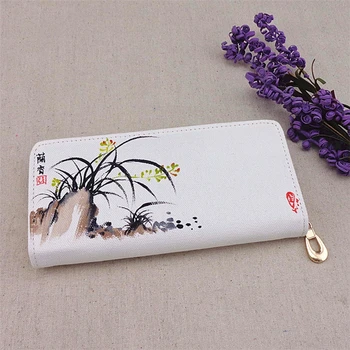 Chinese Ink Hand Painting Orchid Women's Canvas Wallets Zip Ladies Linen Vertical Purse Notecase Portemonnee Billetera Mujer
Chinese Ink Hand Painting Orchid Women's Canvas Wallets Zip Ladies Linen Vertical Purse Notecase Portemonnee Billetera Mujer