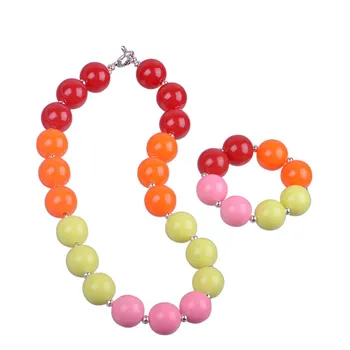 2020 Kids Chunky Necklace Set Fashion Style Large Acrylic Beaded Choker Necklaces Set For Baby Girls 
2020 Kids Chunky Necklace Set Fashion Style Large Acrylic Beaded Choker Necklaces Set For Baby Girls