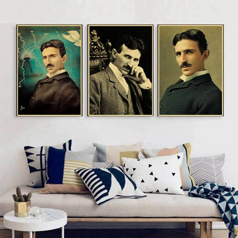 Great electrical engineer Nikola Tesla Vintage Paper Poster Wall Painting Home Decoration 42X30 CM 30X21 CM
Great electrical engineer Nikola Tesla Vintage Paper Poster Wall Painting Home Decoration 42X30 CM 30X21 CM