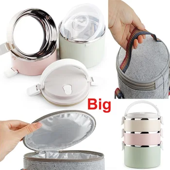 Modern Stainless Steel Bento Lunch Box for Kids Thermal Food Container Food Box Lunchbox Portable
Modern Stainless Steel Bento Lunch Box for Kids Thermal Food Container Food Box Lunchbox Portable