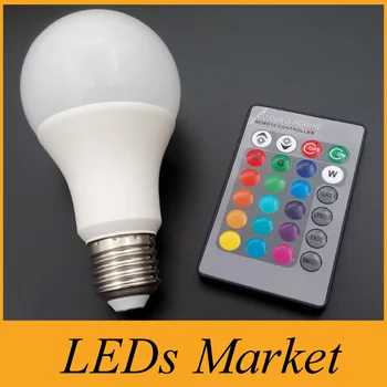 Dimmable Magic RGB LED Bulb lamp E27 10W AC85V-265V Soptlight Night light+IR Controller,E27 RGB Spot light for Holiday Decor
Dimmable Magic RGB LED Bulb lamp E27 10W AC85V-265V Soptlight Night light+IR Controller,E27 RGB Spot light for Holiday Decor
