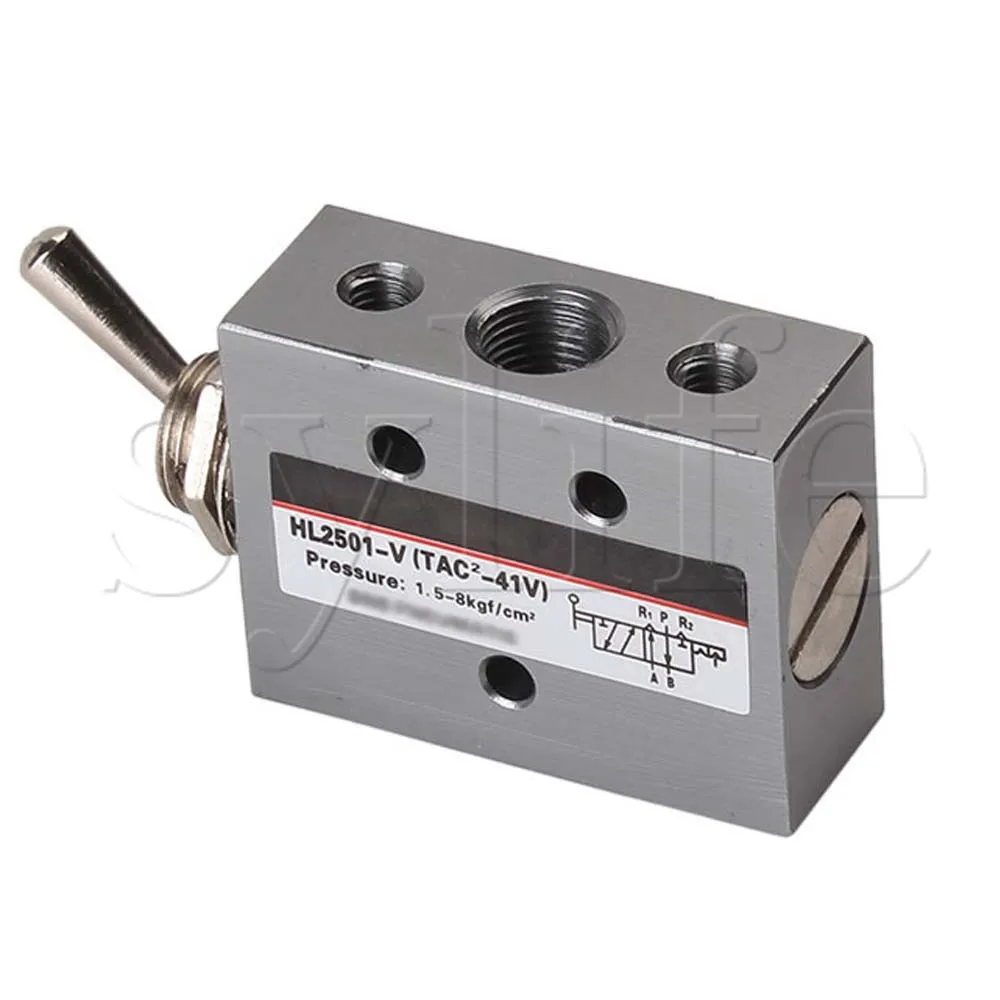 PT1/8" Thread Toggle Switch 2 Way 5 Position Type Mechanical Valve 0-60 Degree 
PT1/8" Thread Toggle Switch 2 Way 5 Position Type Mechanical Valve 0-60 Degree