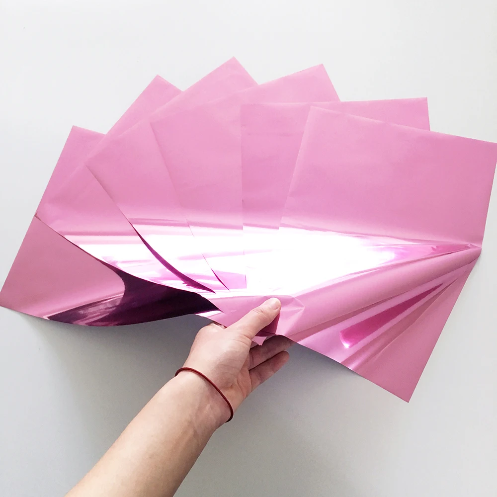 Myfoils 50 sheets A4 pink color hot stamping foil for toner reative for label/wedding invitation cards/business cards
Myfoils 50 sheets A4 pink color hot stamping foil for toner reative for label/wedding invitation cards/business cards