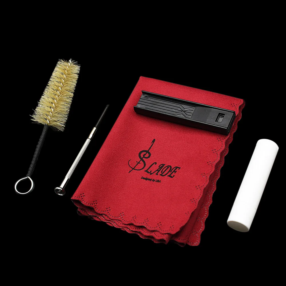 Saxophone Cleaning Kit Cleaning Cloth Mouthpiece Brush Reed Case Mini Screwdriver for Clarinet Flute Instruments
Saxophone Cleaning Kit Cleaning Cloth Mouthpiece Brush Reed Case Mini Screwdriver for Clarinet Flute Instruments