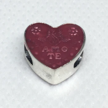 authentic 925 sterling silver heart shape bead carved latin 'AMOTE' fit Pd bracelets for women gift
authentic 925 sterling silver heart shape bead carved latin 'AMOTE' fit Pd bracelets for women gift
