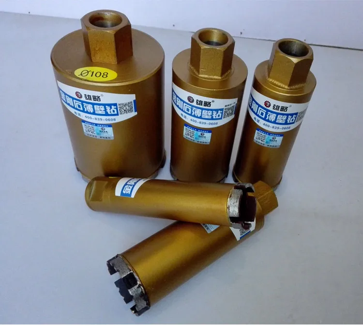 63mm Diamond Drill Bit 63*180mm Water Diamond Core Bit Use For Drilling Concrete Wall. Length: 180mm. Thread: M22
63mm Diamond Drill Bit 63*180mm Water Diamond Core Bit Use For Drilling Concrete Wall. Length: 180mm. Thread: M22
