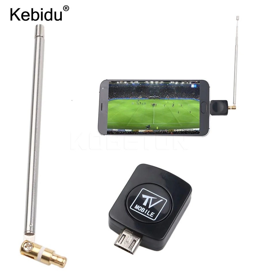 kebidu Mini Micro USB DVB-T tuner TV receiver Dongle/Antenna DVB T HD Digital Mobile TV HDTV Satellite Receiver for Android
kebidu Mini Micro USB DVB-T tuner TV receiver Dongle/Antenna DVB T HD Digital Mobile TV HDTV Satellite Receiver for Android