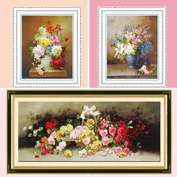 DIY Embroidery Kit, Ribbon Embroidery, Sewing needlework, Cross Stitch,3D Canvas Painting, FLower, Rose, Living Room Decor
DIY Embroidery Kit, Ribbon Embroidery, Sewing needlework, Cross Stitch,3D Canvas Painting, FLower, Rose, Living Room Decor