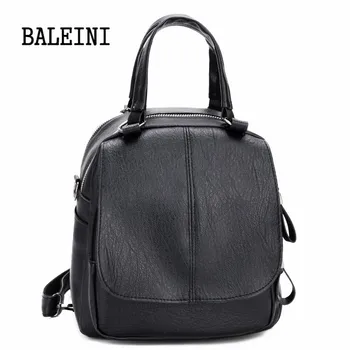 BALEINI 2018 Brand Backpack Women Backpacks Fashion Small School Bags for Girls Black Scrub PU Leather Female Backpack Sac A Dos
BALEINI 2018 Brand Backpack Women Backpacks Fashion Small School Bags for Girls Black Scrub PU Leather Female Backpack Sac A Dos