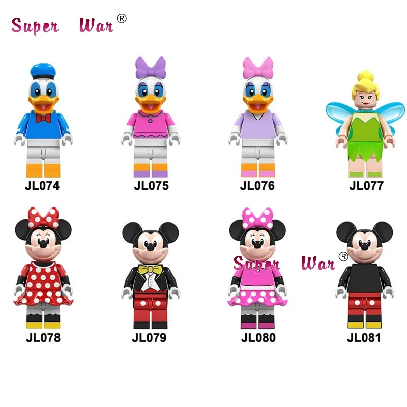 Single Building Blocks Cartoon DAISY DUCK TINKER BELL Minnie MOUSE Mickey Link Game toys for children
Single Building Blocks Cartoon DAISY DUCK TINKER BELL Minnie MOUSE Mickey Link Game toys for children