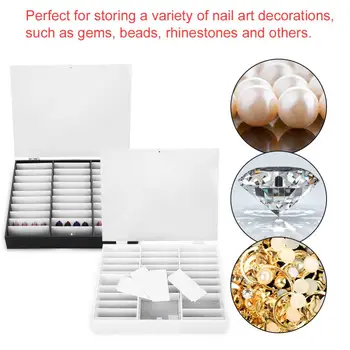 33 Grids Empty Nail Tips Makeup Organizer Storage Box Nail Art Rhinestones Bead Container False Nail Display Case Manicure Tool
33 Grids Empty Nail Tips Makeup Organizer Storage Box Nail Art Rhinestones Bead Container False Nail Display Case Manicure Tool