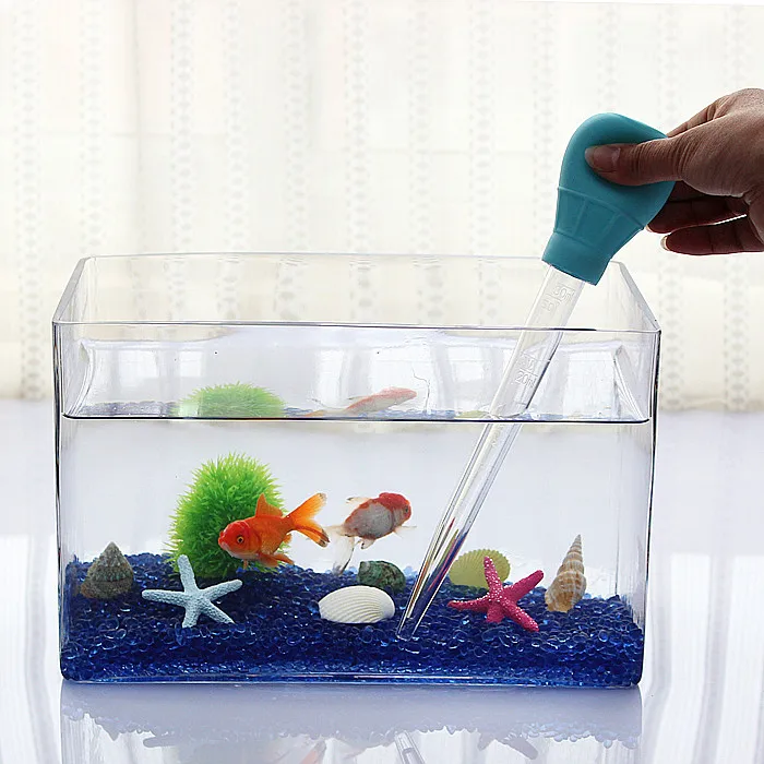 

30ml Aquarium Clean Tool Dropper Feeder Pipette Fish Tank Siphon Pump Water Changer Aquarium Pipette BBQ Tool Cleaner Pump