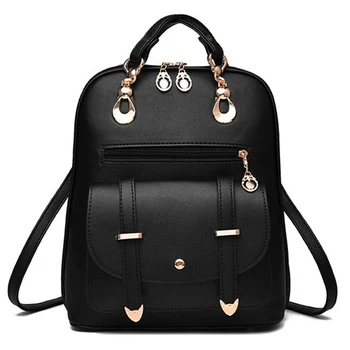 Hot 2019 NEW Fashion Backpack Women Backpack Leather School Bag Women Casual Style Female School Black Mochila Feminina Z505
Hot 2019 NEW Fashion Backpack Women Backpack Leather School Bag Women Casual Style Female School Black Mochila Feminina Z505
