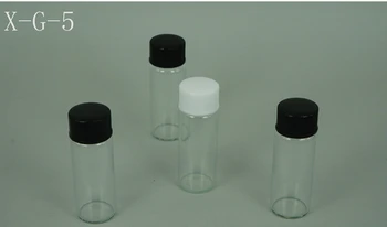 1000pcs 5ML Empty Mini Glass Bottle With Insert White or black Cap 5CC Screw Neck Sample Vials
1000pcs 5ML Empty Mini Glass Bottle With Insert White or black Cap 5CC Screw Neck Sample Vials