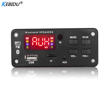 Kebidu color screen 12V MP3 WMA Wireless Bluetooth 5.0 Decoder Board Audio Module USB FM TF Radio AUX input no Amplifier For Car
Kebidu color screen 12V MP3 WMA Wireless Bluetooth 5.0 Decoder Board Audio Module USB FM TF Radio AUX input no Amplifier For Car