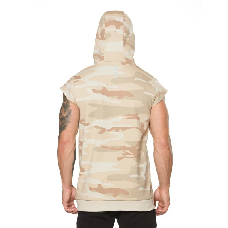 Camouflage fitness Men Sweatshirt-8