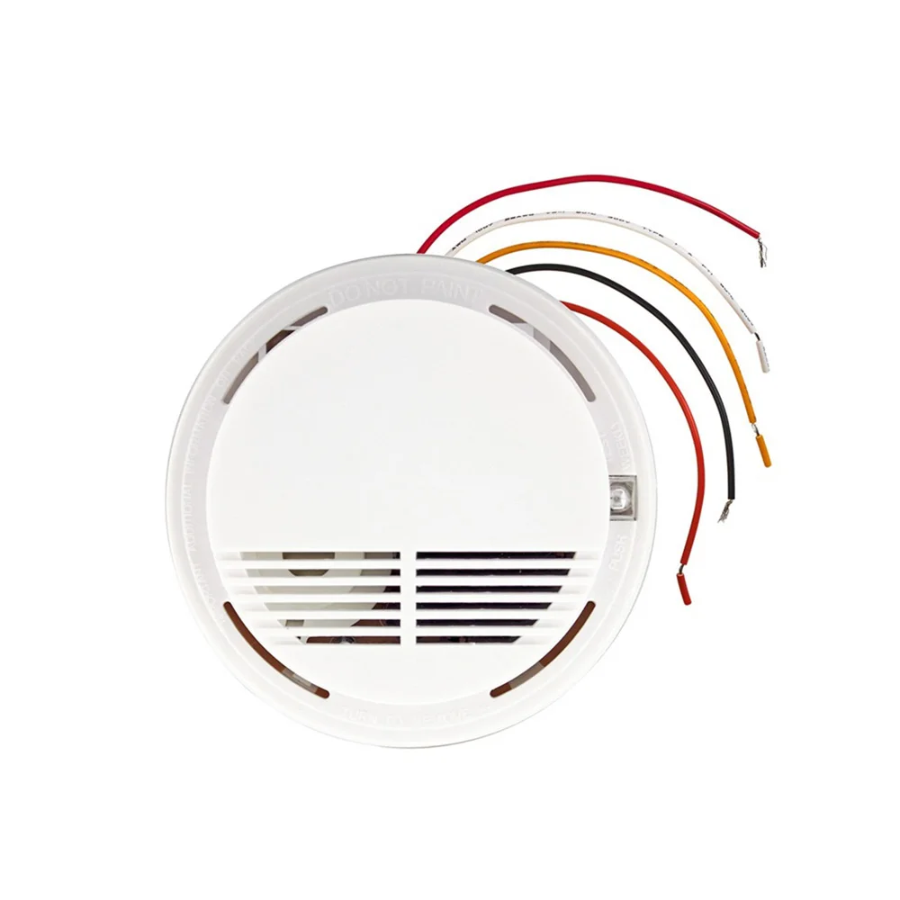 Wired Smoke Detector Sensor For Host components Smoke Detector Alarm For Home Security Alarm System
Wired Smoke Detector Sensor For Host components Smoke Detector Alarm For Home Security Alarm System