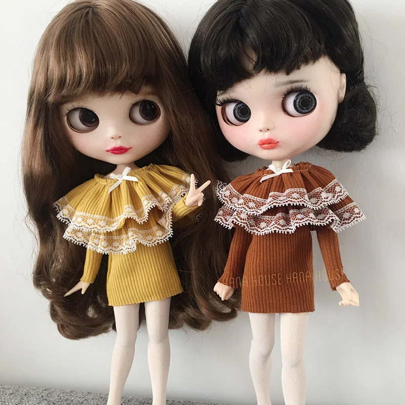 1PCS Yellow, Brown Doll's Blyth Clothes Long Sleeve Skirt for Blyth Cute Dress doll Accessories(fit blyth,licca,ob24,1/6 doll)
1PCS Yellow, Brown Doll's Blyth Clothes Long Sleeve Skirt for Blyth Cute Dress doll Accessories(fit blyth,licca,ob24,1/6 doll)