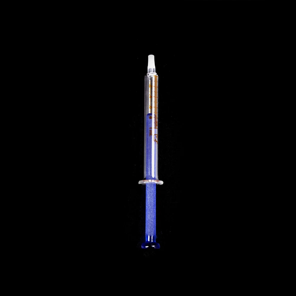 Quality 1X 1ml Precision Glass Syring Blue Glass Syringe Injector Dosage Precision Ideal Lab Sampler GlasswareTool Gift
Quality 1X 1ml Precision Glass Syring Blue Glass Syringe Injector Dosage Precision Ideal Lab Sampler GlasswareTool Gift