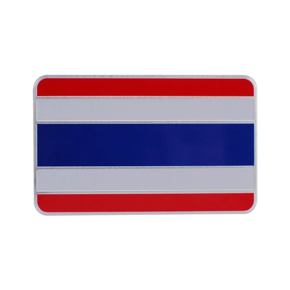 

1pc,Free Shipping,Thailand Car National Flag Sticker,Rectangle Cool Car Body/Tuning/Metal Sticker,Aluminum Alloy Brushed Finish