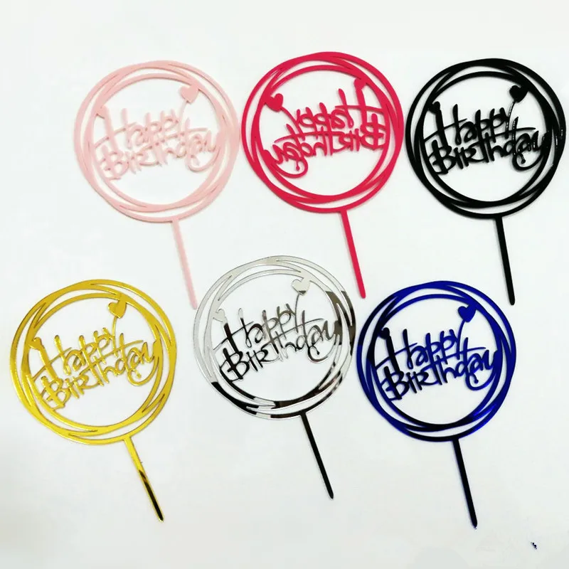 Cake Toppers Happy Birthday Wedding Acrylic Gold Silver Cupcake Cake Topper Flags Baby Shower Cake Baking DIY Party Decor Xmas
Cake Toppers Happy Birthday Wedding Acrylic Gold Silver Cupcake Cake Topper Flags Baby Shower Cake Baking DIY Party Decor Xmas