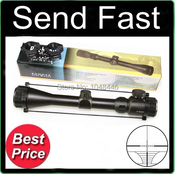 FIRECLUB Airsoft 3-9x40 E RED and GREEN Illuminated Crosshari Rifle Hunting Scope with Free Mounts 20mm or 11mm
FIRECLUB Airsoft 3-9x40 E RED and GREEN Illuminated Crosshari Rifle Hunting Scope with Free Mounts 20mm or 11mm