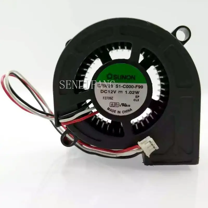 for SUNON 5020 DC 12V 1.02W EF50201S1-C000-F99 3-line blower projector cooling fan
for SUNON 5020 DC 12V 1.02W EF50201S1-C000-F99 3-line blower projector cooling fan